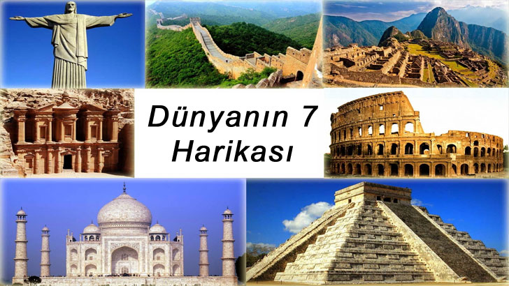 Dünyanın Yedi Harikası (Resimli)